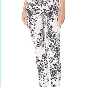 Calvin Klein Floral-Printed Mid-Rise Pants